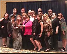 The Cast and crew of Vanya and Sonia and Masha and Spike, SETC 2017