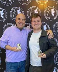 Paul Ruff and Ben Christmas, 2020 Best Actor and Best Supporting Actor, MTA