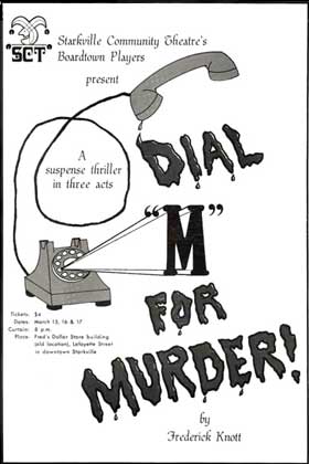 The program cover for Dial M for Murder