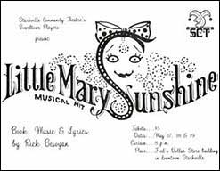 The program cover for Little Mary Sunshine