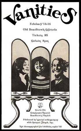 The program cover for Vanities