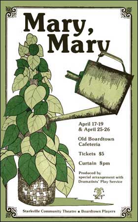 The program cover for Mary, Mary