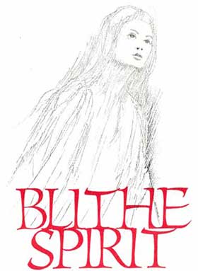 The program cover for Blithe Spirit