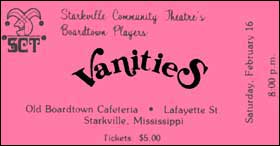 Vanities ticket