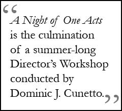 A Night of One Acts