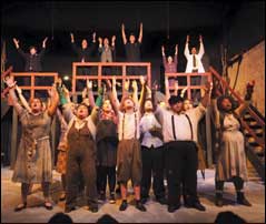 the cast of Urinetown