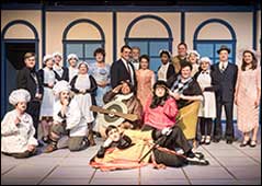 The cast of The Drowsy Chaperone