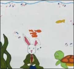 Drawing by a local child