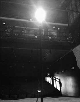 The ghostlight at SCT's Playhouse on Main.